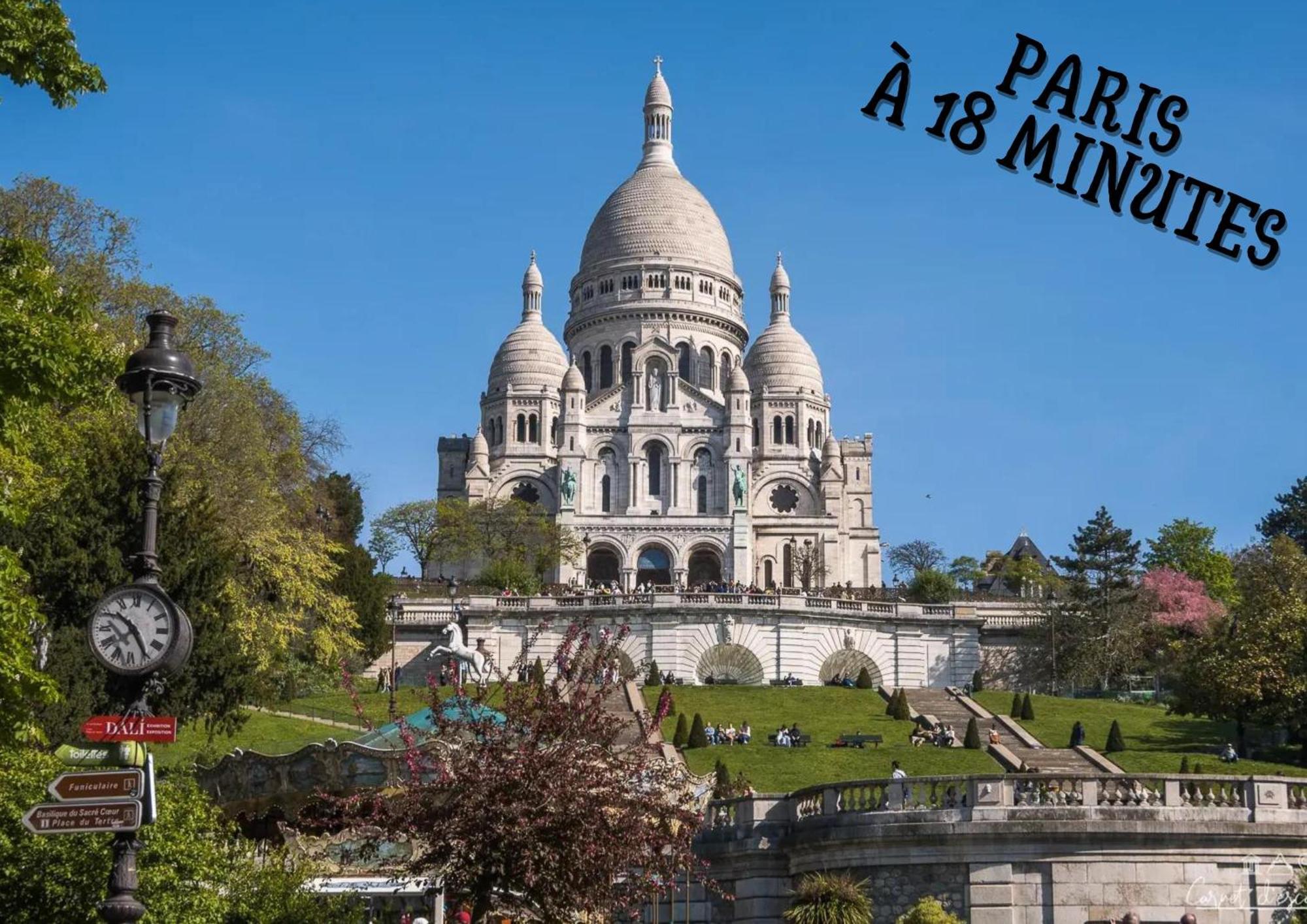 Calme Absolu, Terrasse Et Parking Entre Paris Et Disney Vaires-sur-Marne Exteriér fotografie